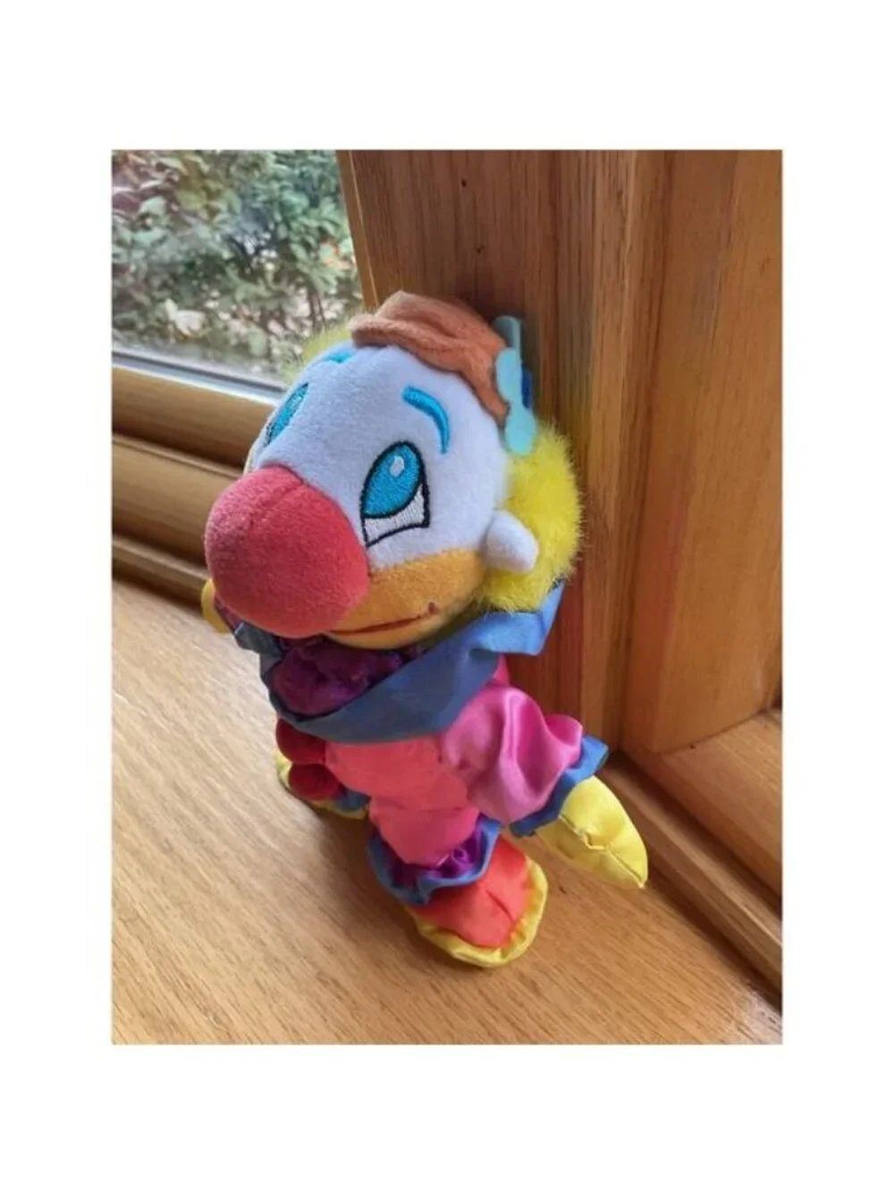 Vintage Disney Dumbo Circus Clown Bean Bag Plush 90s Y2K Kidcore Coquette 8